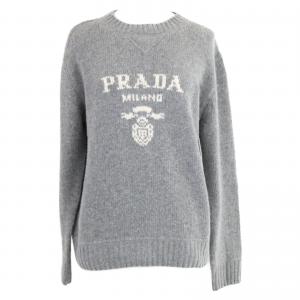 プラダ グレー ロゴ カシミヤニット 最新の買取相場ご紹介