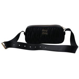 ミュウミュウ 5BC158 マテラッセ ブラック クロスボディショルダーバッグ 最新の買取相場ご紹介