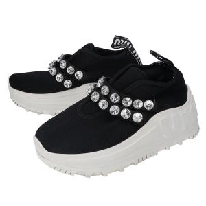 ミュウミュウ ブラック 厚底 ビジューベルト メッシュスニーカー 最新の買取相場ご紹介