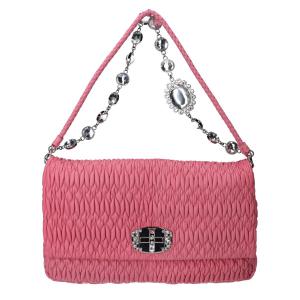 ミュウミュウ RP0169 マテラッセ ビジュー付き ショルダーバッグ 最新の買取相場ご紹介