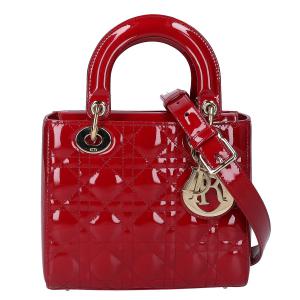 ディオール レッド パテントレザー レディディオール スモール 2WAYバッグ 最新の買取相場ご紹介