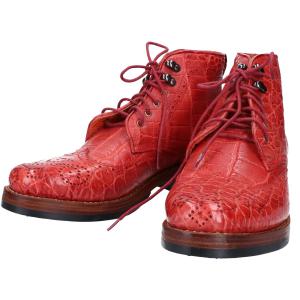 ゼルパリ レッド クロコダイル マウンテンブーツ 最新の買取相場ご紹介