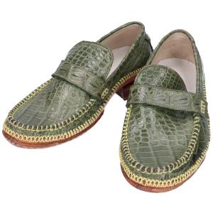 ゼルパリ グリーン クロコ ローファー 最新の買取相場ご紹介