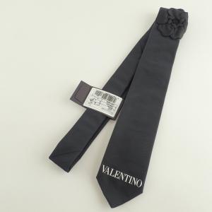  ヴァレンティノ ブラック フラワーアップリケ ロゴプリント ネクタイ 最新の買取相場ご紹介