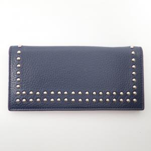 J&Mデヴィッドソン ネイビー スタッズ付き長財布 最新の買取相場ご紹介