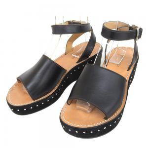 J&Mデヴィッドソン ブラック スタッズ ウェッジソールサンダル 最新の買取相場ご紹介