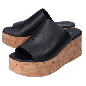 J&Mデヴィッドソン ブラック レザー ウェッジソール サンダル 最新の買取相場ご紹介