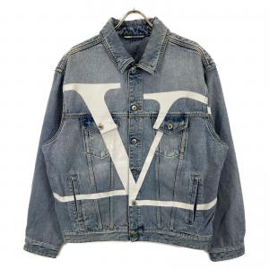 ヴァレンティノ RV0DC00KKHL ヴィンテージ加工 Vロゴプリント オーバーサイズデニムジャケット 最新の買取相場ご紹介