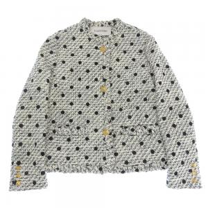 ヴァレンティノ VB3CE27569M ホワイト ポルカドット ツイードノーカラージャケット 最新の買取相場ご紹介