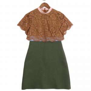 ヴァレンティノ ブラウン×グリーン マルチカラー レース ワンピース 最新の買取相場ご紹介