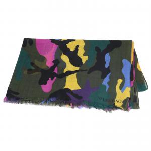 ヴァレンティノ マルチカラー カモフラ 迷彩柄 ウール スカーフ 最新の買取相場ご紹介