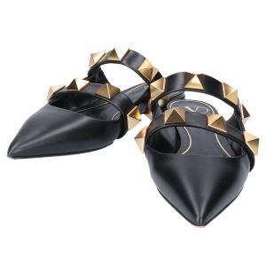 ヴァレンティノ ブラック ローマン スタッズフラットサンダル 最新の買取相場ご紹介