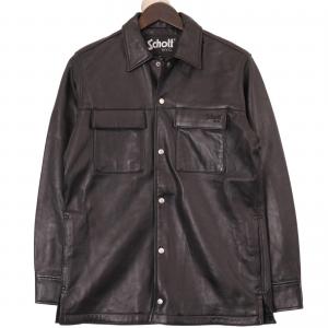 ショット 3111045 ブラック ラムレザーパッチポケットロングスリーブシャツ 最新の買取相場ご紹介