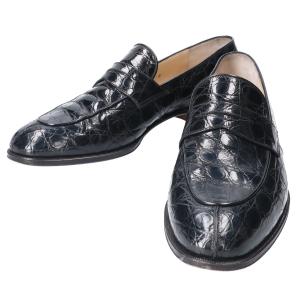 タニノクリスチー ブラック 108426 クロコ コインローファー 最新の買取相場ご紹介