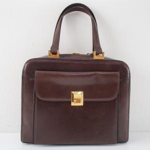 タニノクリスチー ブラウン レザーハンドバッグ 最新の買取相場ご紹介