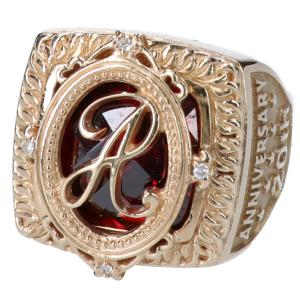 アヴァランチ 10K 20TH ガーネット チャンピオンリング 最新の買取相場ご紹介