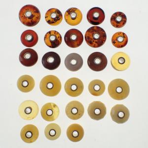 トロールビーズ アンバー・モッカイト 計35点 最新の買取相場ご紹介