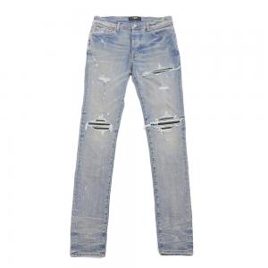 アミリ 21SS SR1XMD001SAMDSI MX1 Leather Patch Jeans 最新の買取相場ご紹介