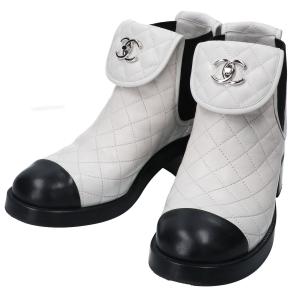 シャネル 23B G45144 キルティング サイドゴアブーツ 最新の買取相場ご紹介