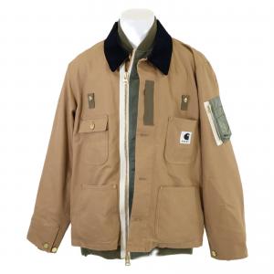 サカイ×カーハートWIP 23AW 23-03110M カーキ MA-1 ミシガン ジャケット 最新の買取相場ご紹介