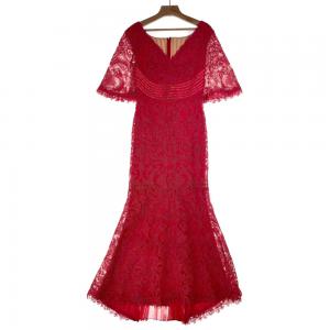 タダシショージ レッド ALX698LX レースドレスワンピース 最新の買取相場ご紹介