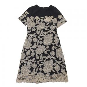 タダシショージ ベージュ×ブラック レースワンピース 最新の買取相場ご紹介