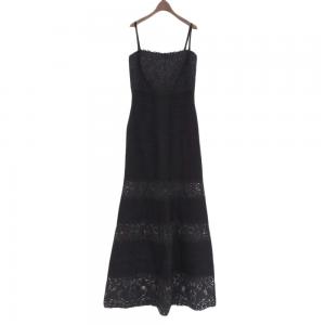 タダシショージ 黒 レースデザイン チュニックドレス 最新の買取相場ご紹介