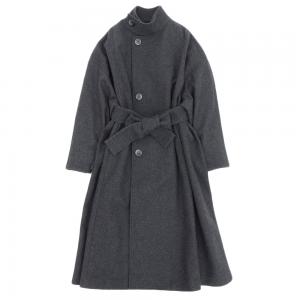 エンフォルド 22AW チャコールグレー メルトン オーバーサイズ フレアコート 最新の買取相場ご紹介