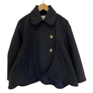 エンフォルド 23AW ブラック ウール×コットン ラウンドヘムコート 最新の買取相場ご紹介