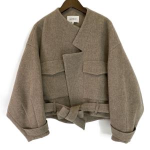 エンフォルド 20AW ベージュ メルトンリバークロップドジャケット ショートコート 最新の買取相場ご紹介