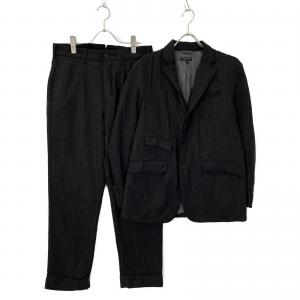 エンジニアードガーメンツ チャコール ストライプ ジャケット、パンツ セットアップ 最新の買取相場ご紹介