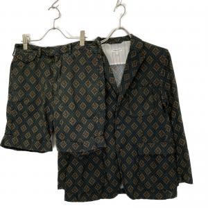 エンジニアードガーメンツ 総柄 段返り3Bジャケット、ショーツ セットアップ 最新の買取相場ご紹介