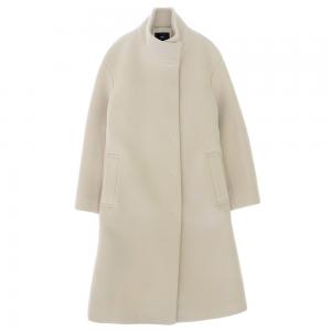 23区　BW.0506 ベージュ アイボリー ダブルクロスベロア スタンドカラーコート 最新の買取相場ご紹介