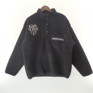 ヒューマンメイド ×ガールズドントクライ 20AWブラック ロゴ刺繍 ボアフリース 最新の買取相場ご紹介