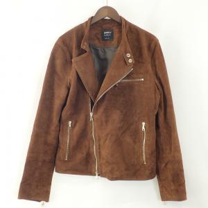 エンメティ ブラウン 阪急別注 ゴートスエード ジョセフ デミダブルライダースジャケット 最新の買取相場ご紹介