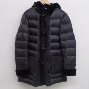 エンメティ ブラック ムートン×ナイロン ダウンダッフルコート 最新の買取相場ご紹介