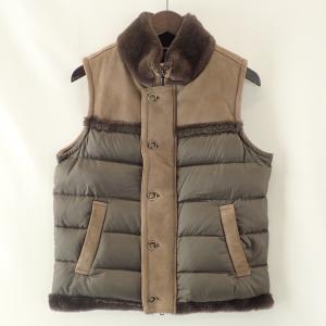 エンメティ ブラウン ムートン切替 アルベルト ダウンベスト 最新の買取相場ご紹介