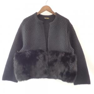ドゥロワー ブラック ウールカシミヤフォックスファーカーディガン 最新の買取相場ご紹介