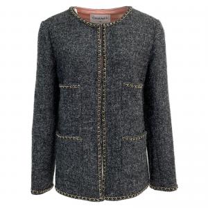 シャネル P62028 ツイード×スパンコール ノーカラー ジャケット 最新の買取相場ご紹介