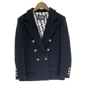 シャネル P70070 ブラック ココマークボタン ツイード ダブルジャケット 最新の買取相場ご紹介