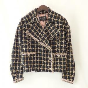 シャネル P70537 ブラック チェーンモチーフ ツイード ダブルジャケット 最新の買取相場ご紹介