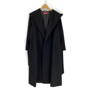 マックスマーラスタジオ 601636136 ブラック ウール ベルト付き フーデットコート 最新の買取相場ご紹介
