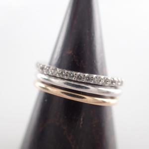 ヴァンドーム青山 K18 0.15ct 3連 4.5g デザインリング 最新の買取相場ご紹介