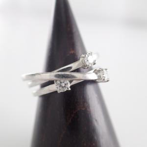 ヴァンドーム青山 K18 WG 5.4g 0.2ct 3P デザイン リング 最新の買取相場ご紹介