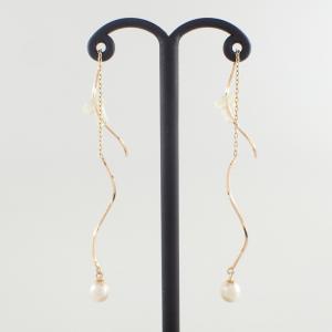 ヴァンドーム青山 K10 淡水パールカーブロングピアス 最新の買取相場ご紹介