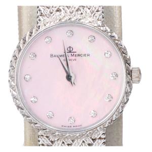 ボーム＆メルシエ ピンク文字盤 18KWG 時計 最新の買取相場ご紹介