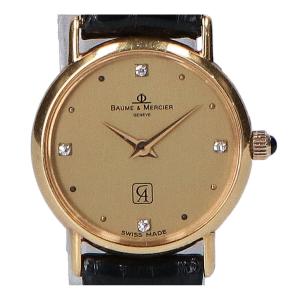 ボーム＆メルシエ K18 ラウンド クォーツ時計 最新の買取相場ご紹介