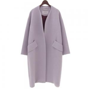 アドーア パープル ノーカラーコート 最新の買取相場ご紹介