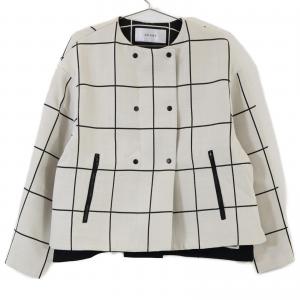 アドーア アイボリー スモールウィンドウペンジャケット 最新の買取相場ご紹介