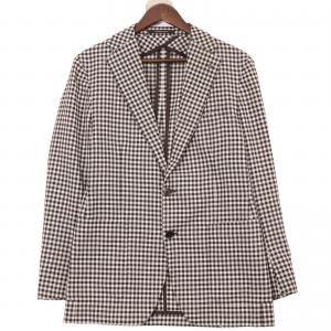タリアトーレ　ブラウン チェック スーパー100sウール 1SMC22K モンテカルロ ジャケット 最新の買取相場ご紹介